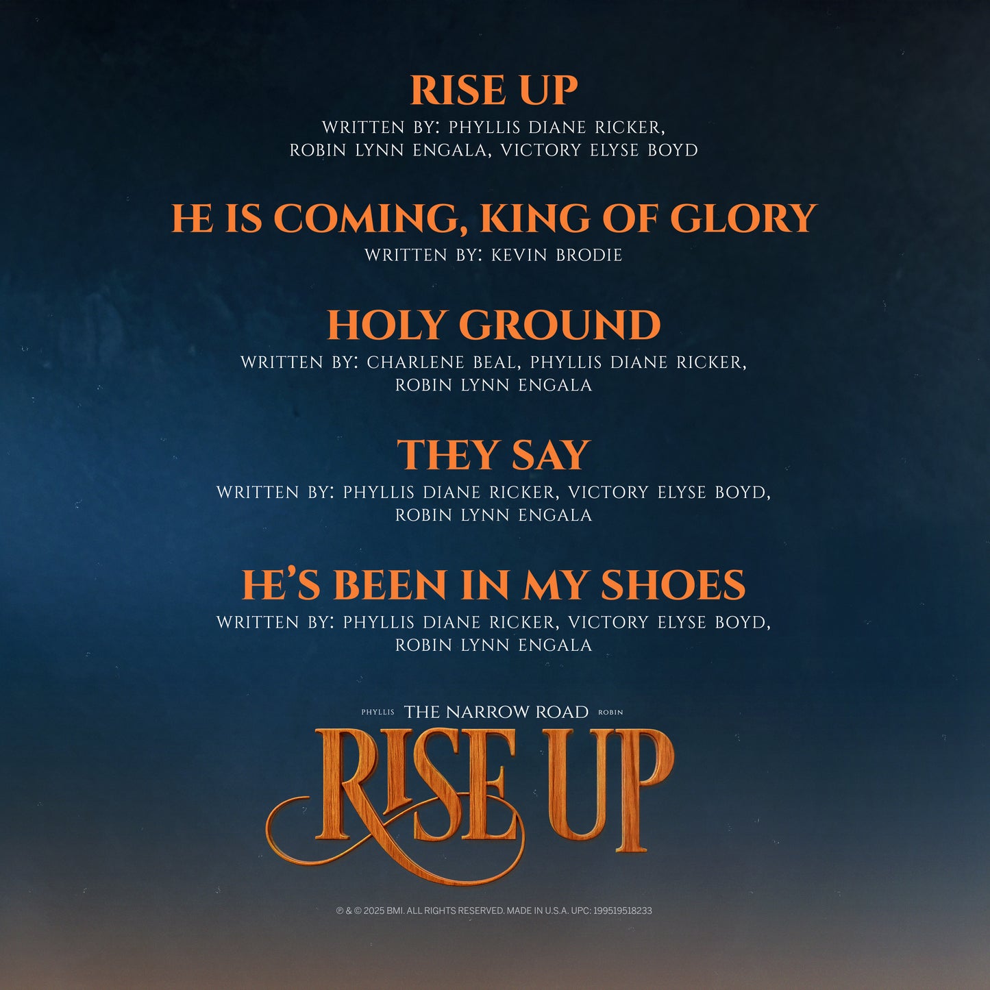 "Rise Up": Limited Edition Signed CD by The Narrow Road