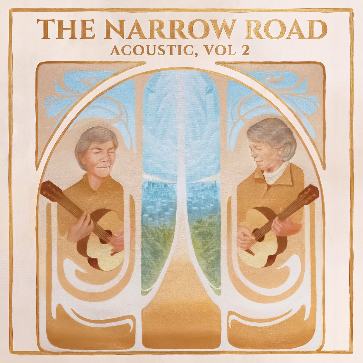 The Narrow Road — Acoustic, Vol 2 album cover, painting by Kelli Ryan